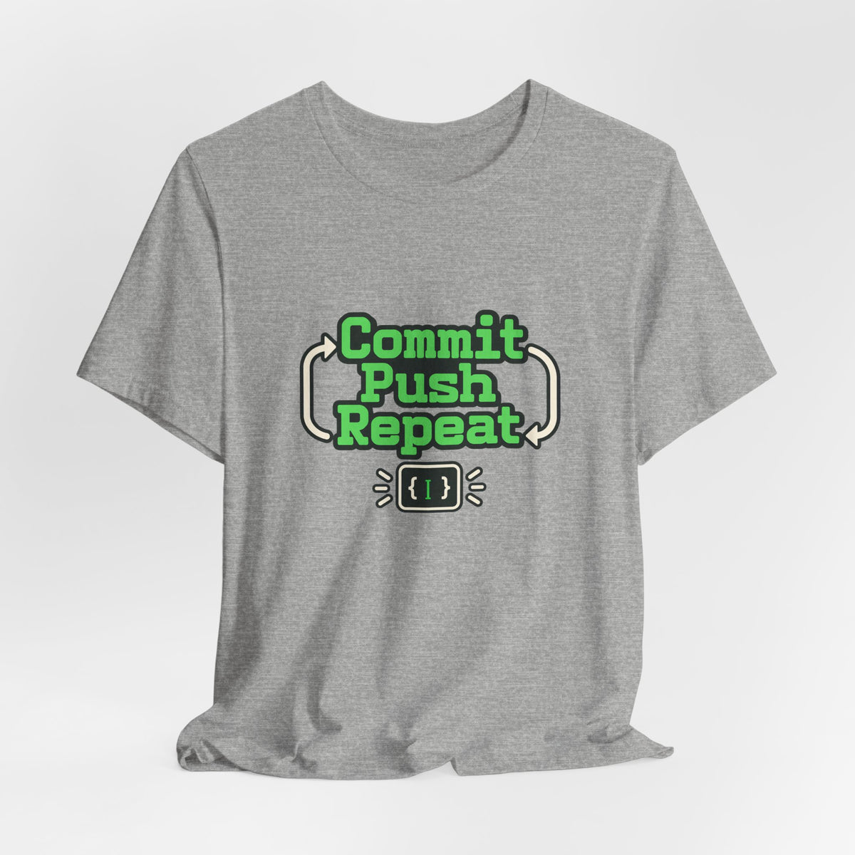 Commit Push Repeat Programmer Tee