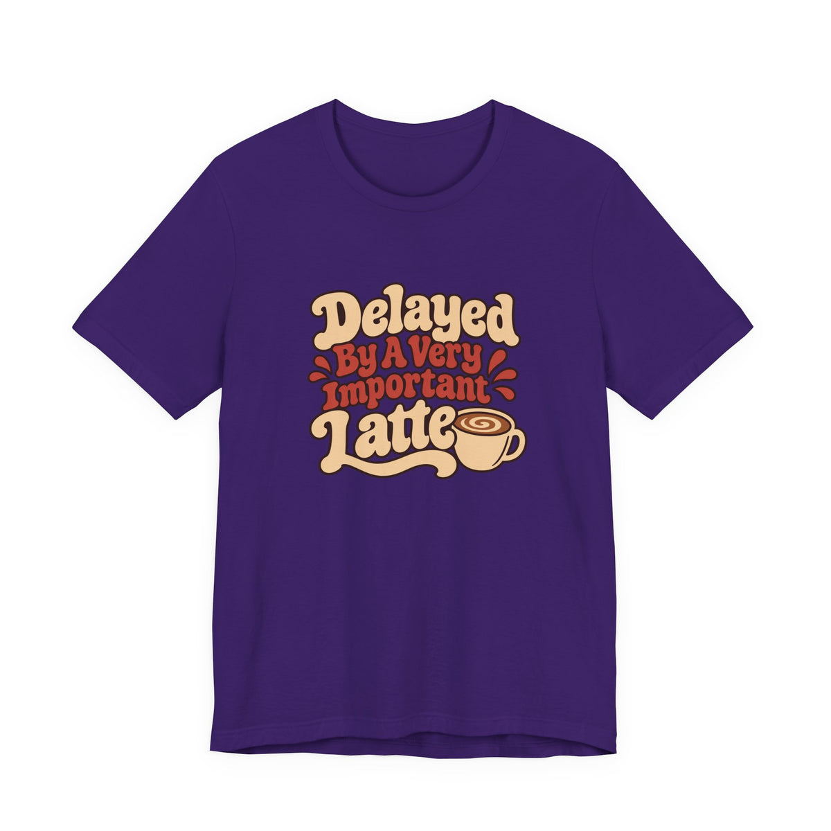 Latte Delay Retro Tee