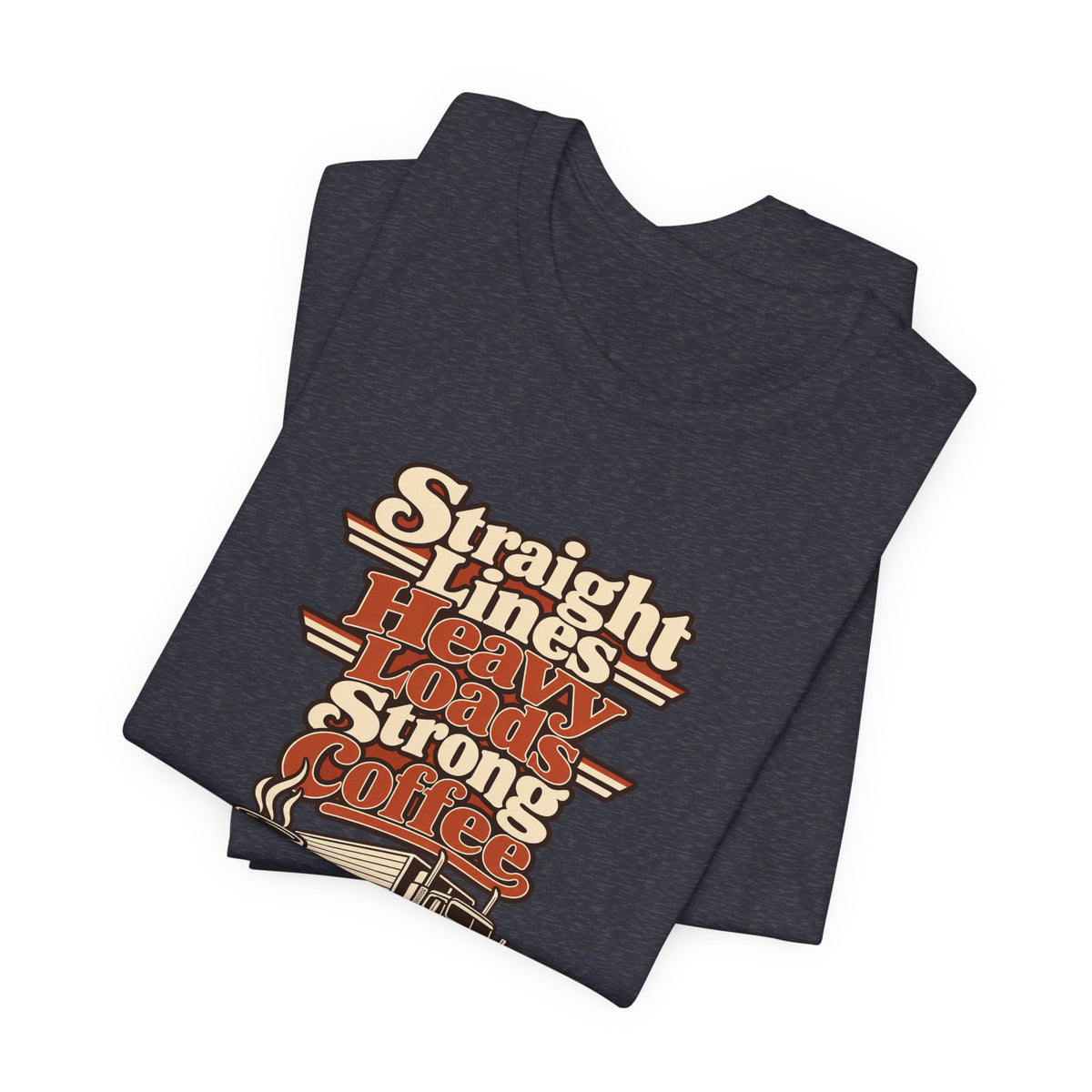 Trailer Lines Trucker Retro Tee