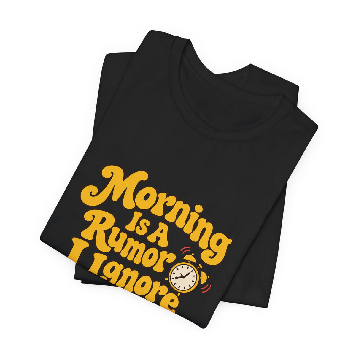 Morning Rumor Retro Humor Tee