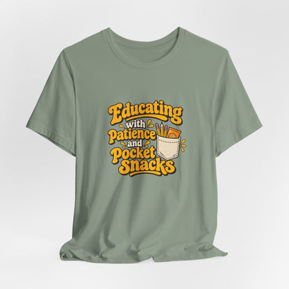 Pocket Snacks Teacher Vintage Tee
