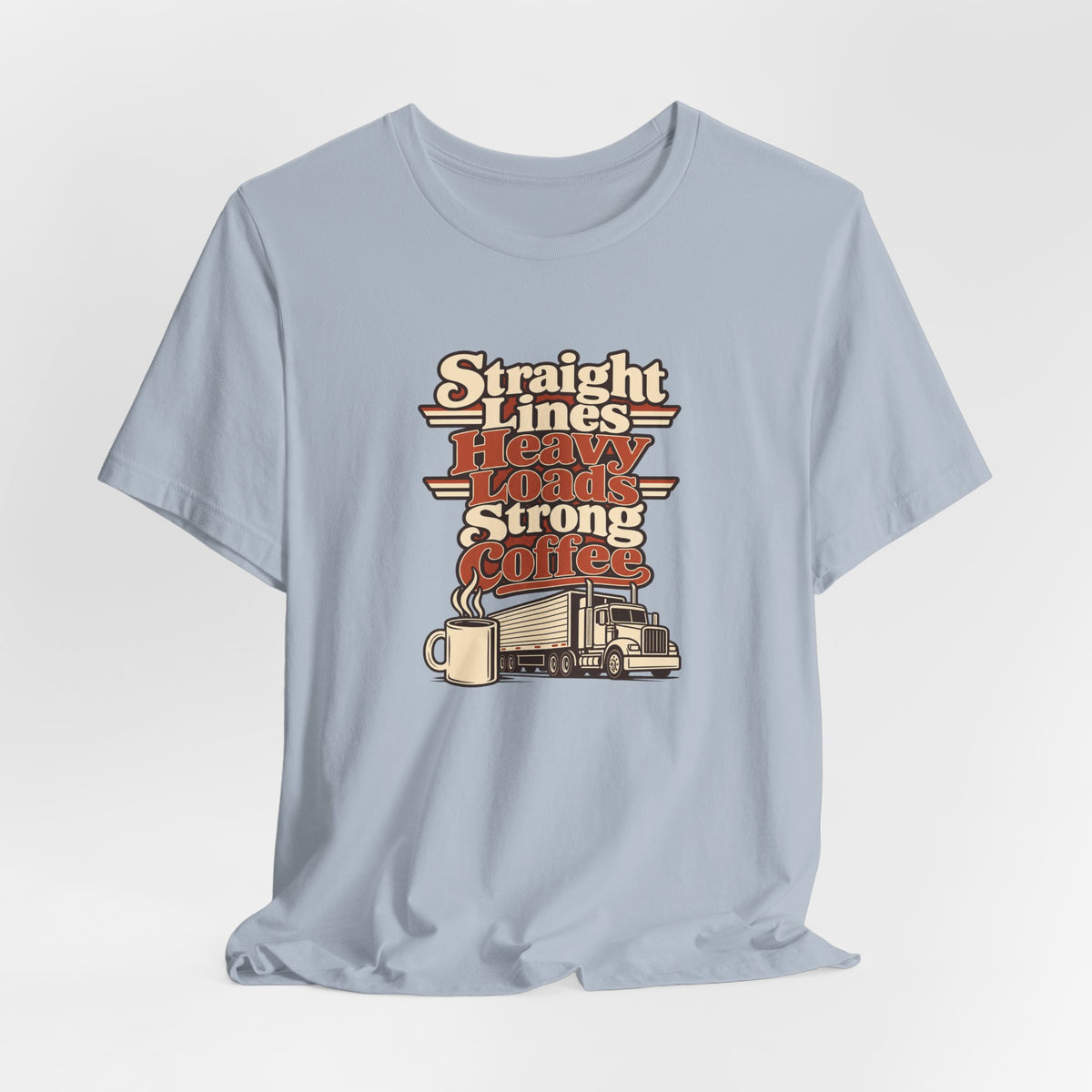 Trailer Lines Trucker Retro Tee