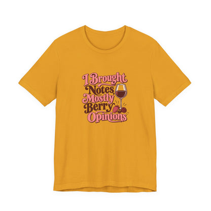 Berry Notes Wine Tasting Tee