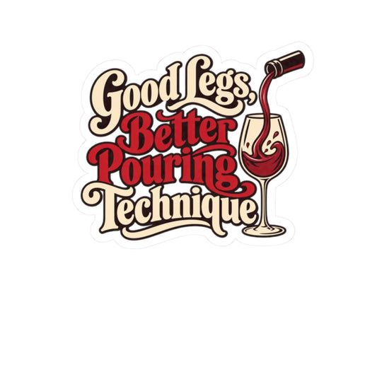 Better Pouring Technique Sticker