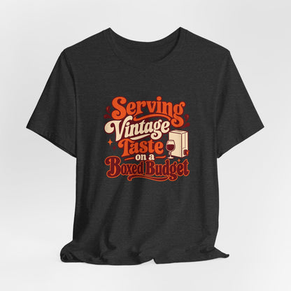 Boxed Budget Wine Tee
