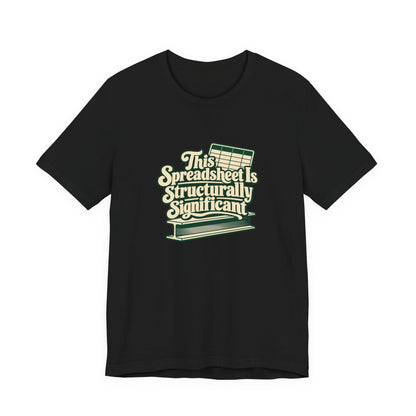 Spreadsheet Structural Support Tee