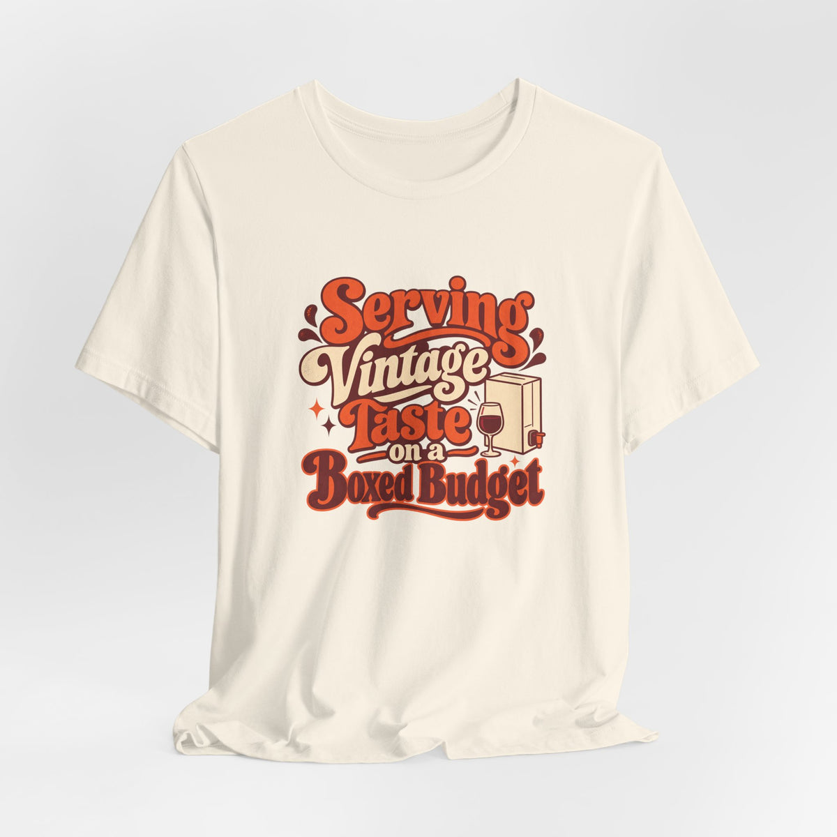 Boxed Budget Wine Tee