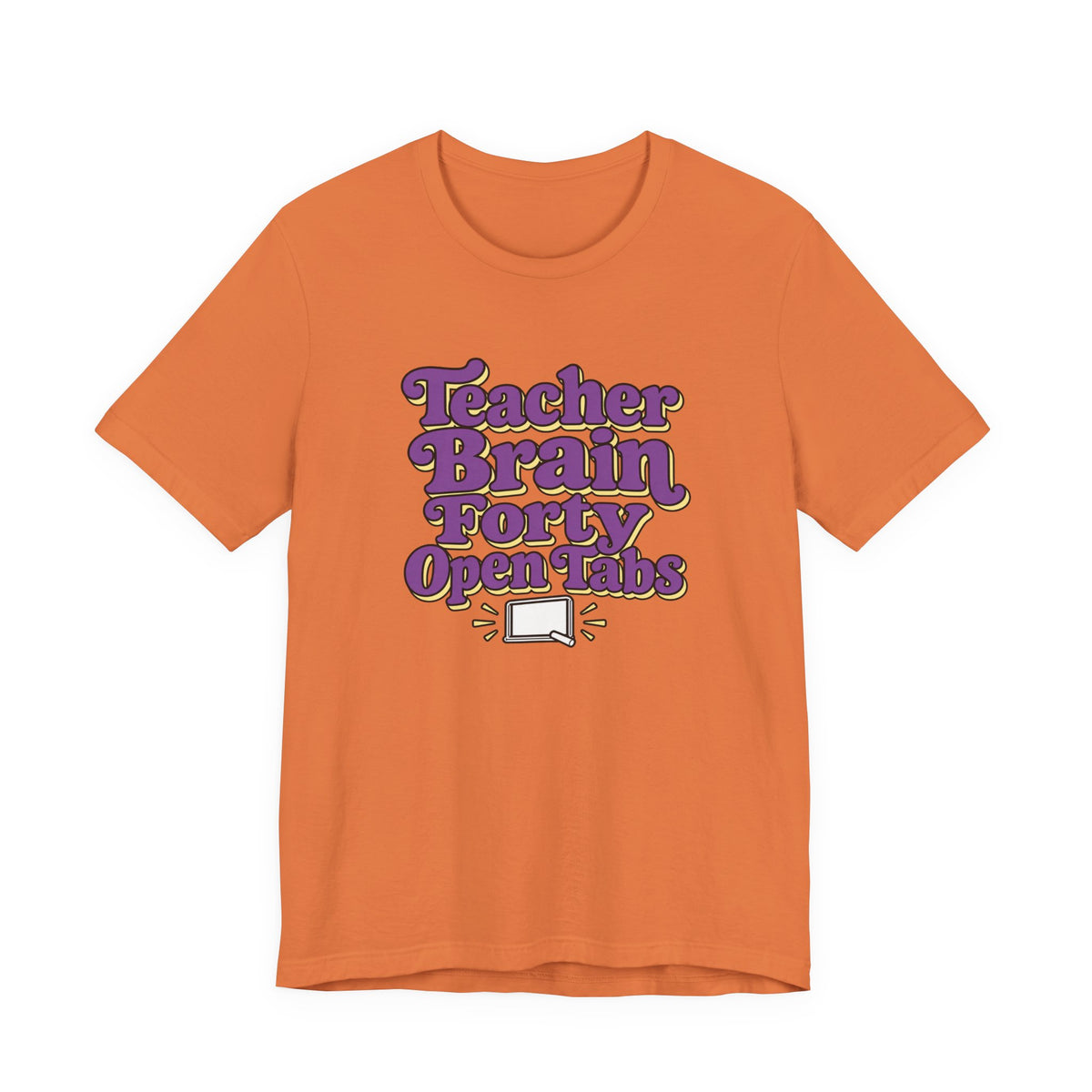 Teacher Brain Open Tabs Tee