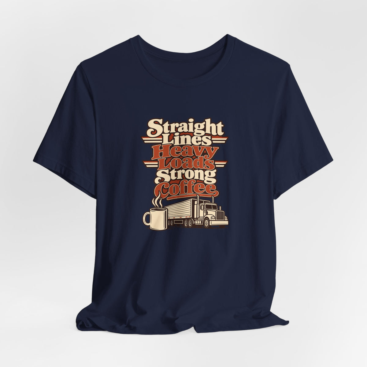 Trailer Lines Trucker Retro Tee