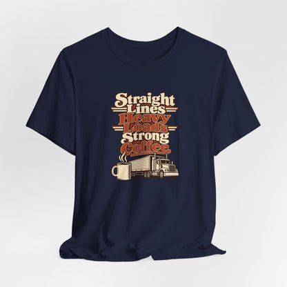 Trailer Lines Trucker Retro Tee