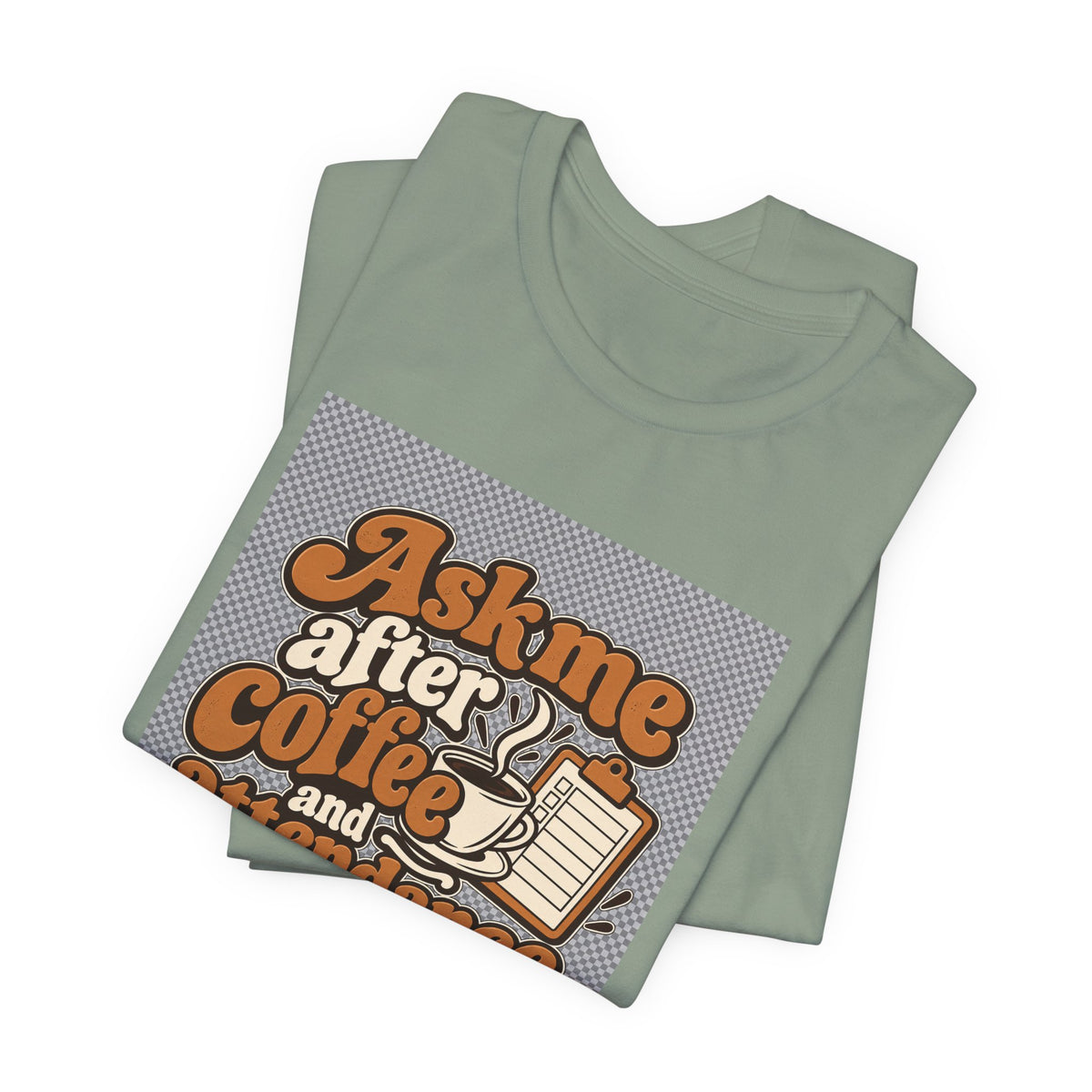 Coffee Attendance Teacher Tee