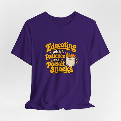 Pocket Snacks Teacher Vintage Tee