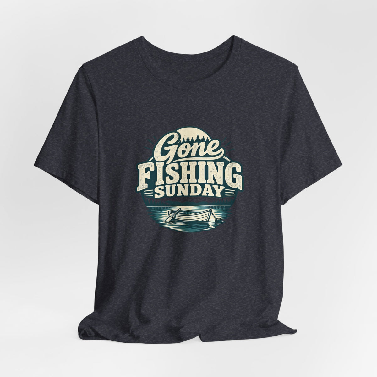 Gone Fishing Sunday Tee