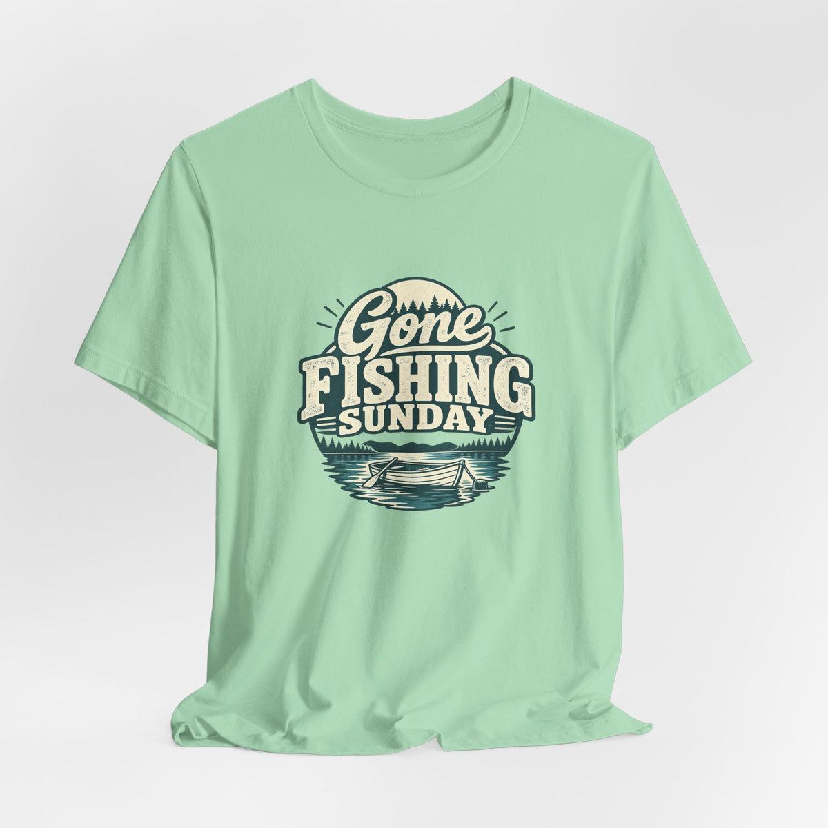 Gone Fishing Sunday Tee
