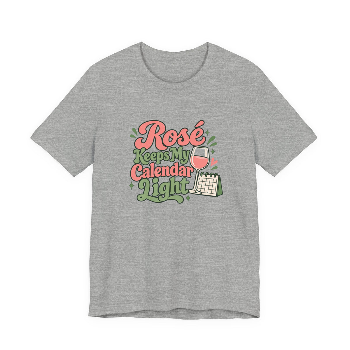 Rosé Calendar Retro Tee