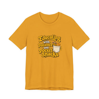 Pocket Snacks Teacher Vintage Tee