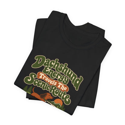 Scenic Route Dachshund Shirt