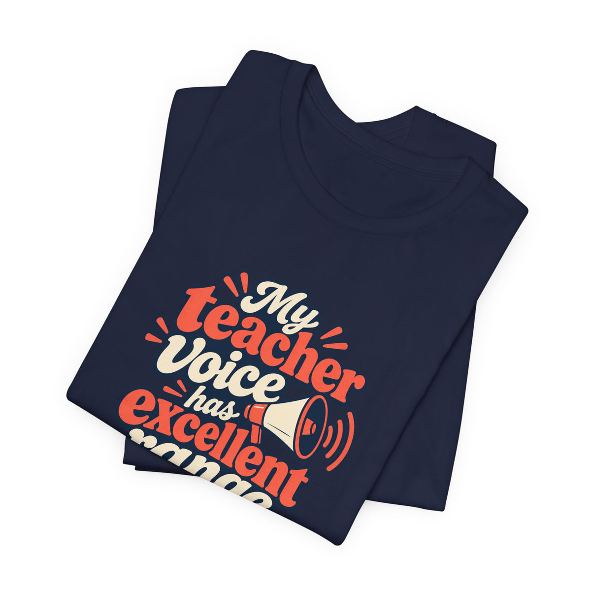 Teacher Voice Range Retro Shirt