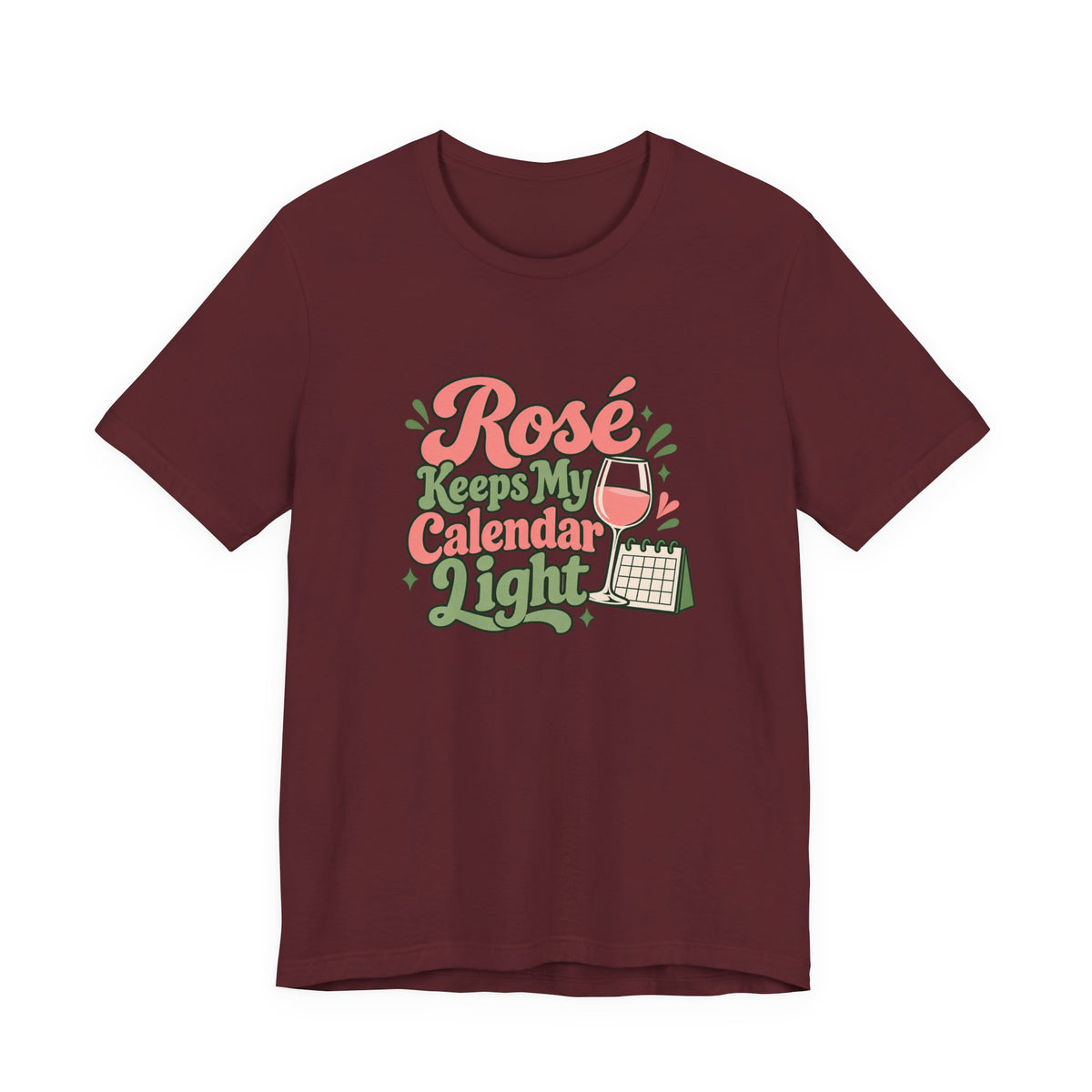 Rosé Calendar Retro Tee