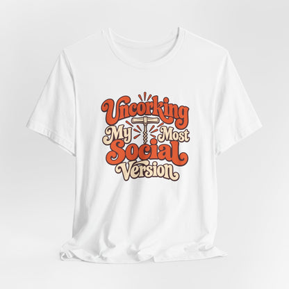 Social Version Wine Shirt