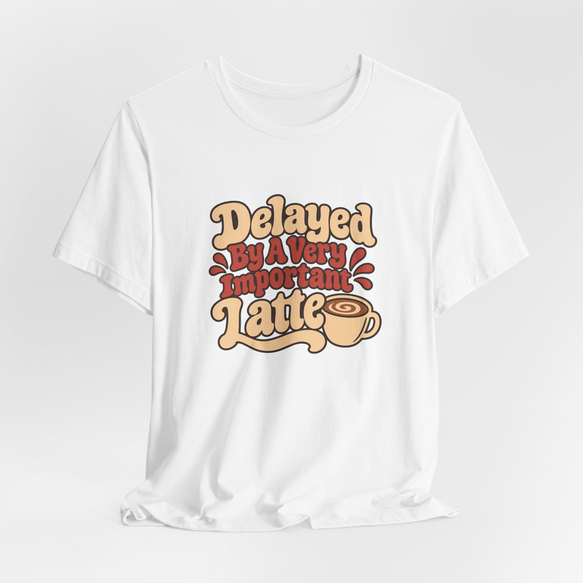 Latte Delay Retro Tee