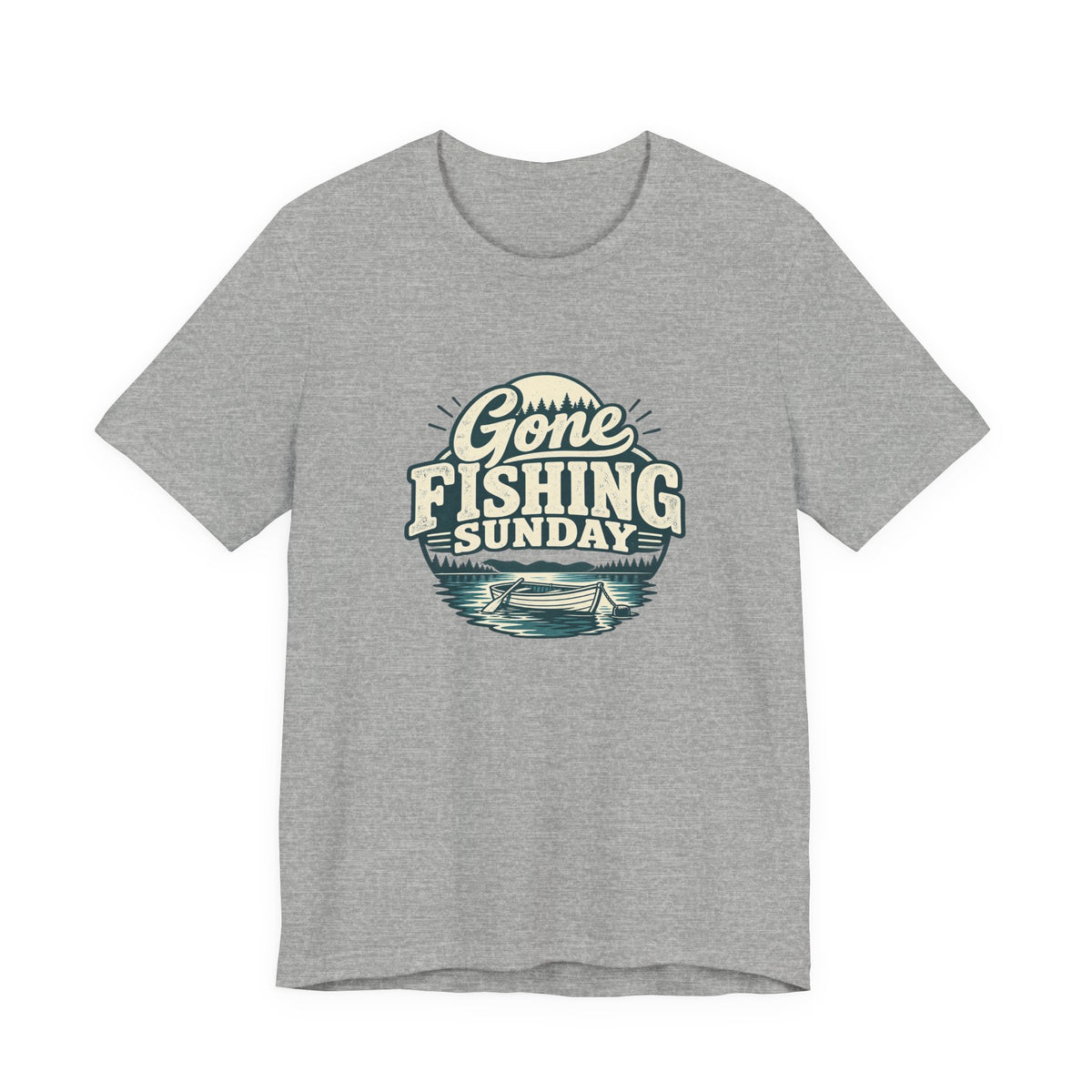 Gone Fishing Sunday Tee
