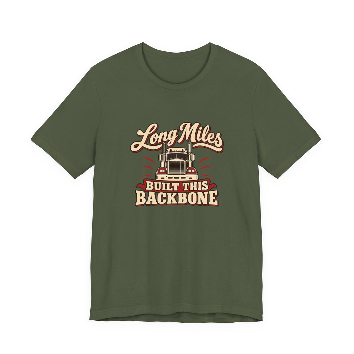 Long Haul Backbone Vintage Trucker Tee