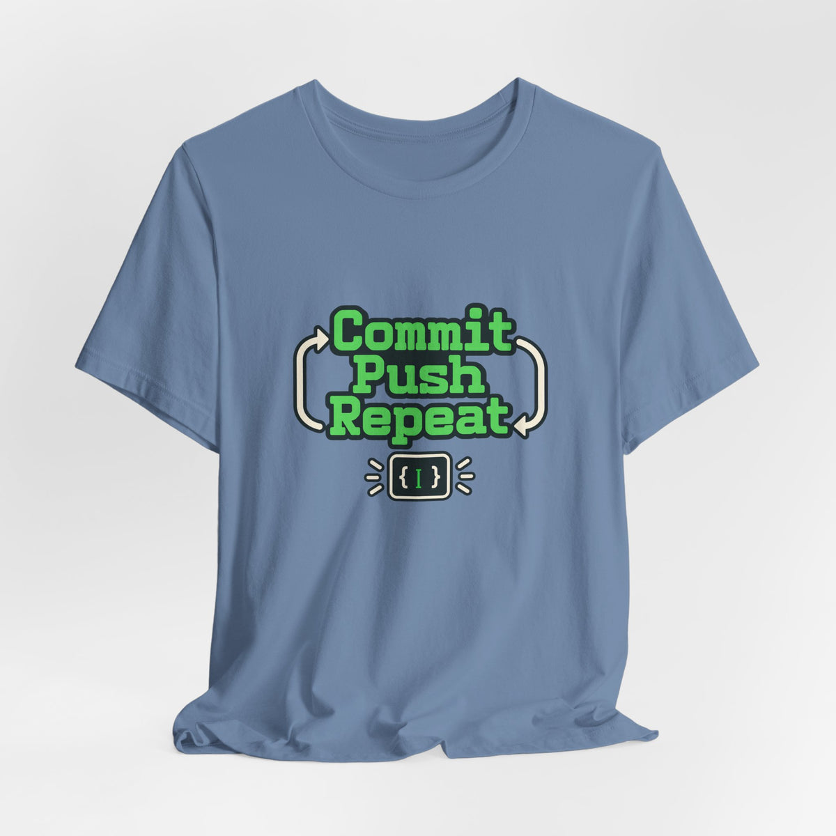 Commit Push Repeat Programmer Tee