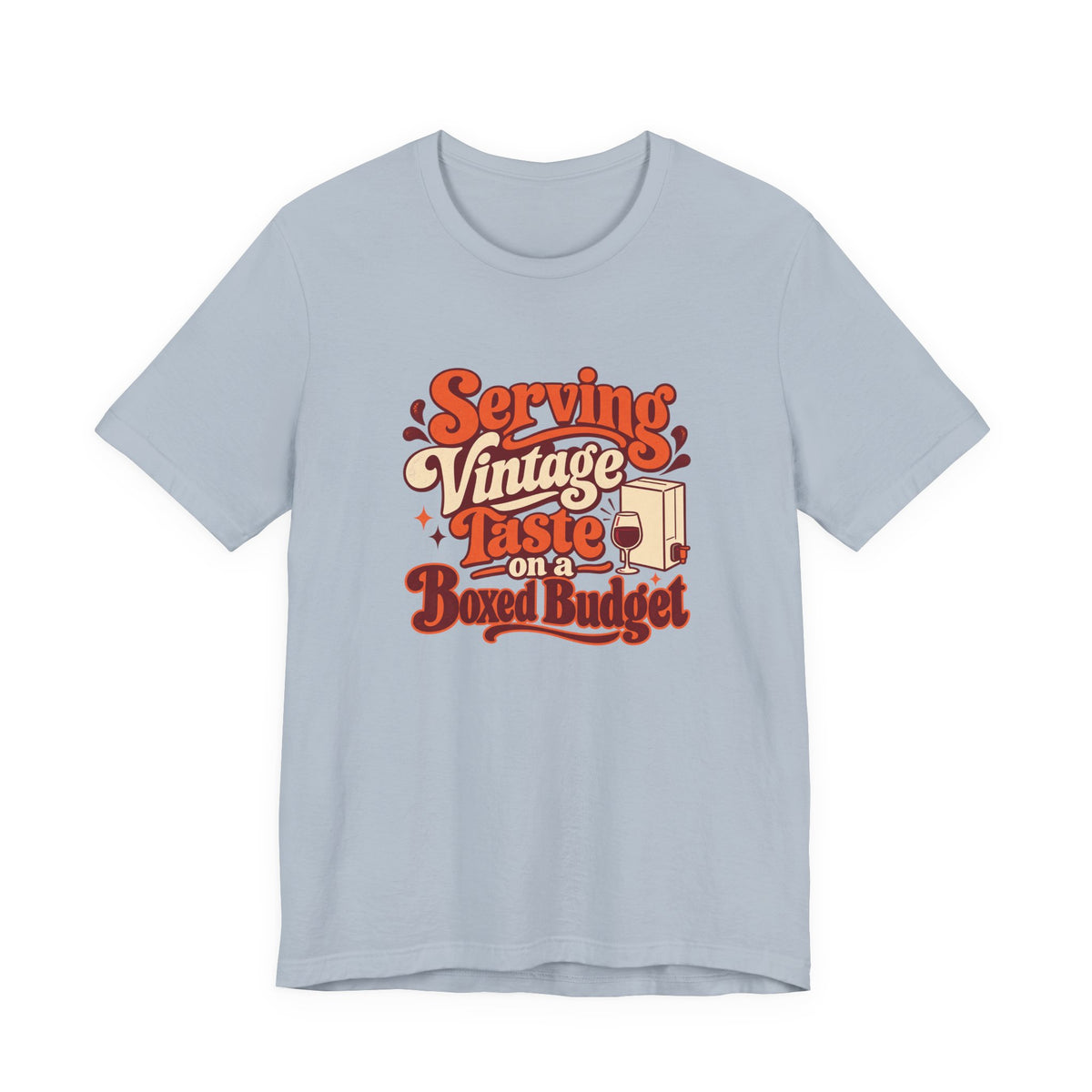 Boxed Budget Wine Tee