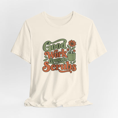 Scrub Life Bloom Retro Tee