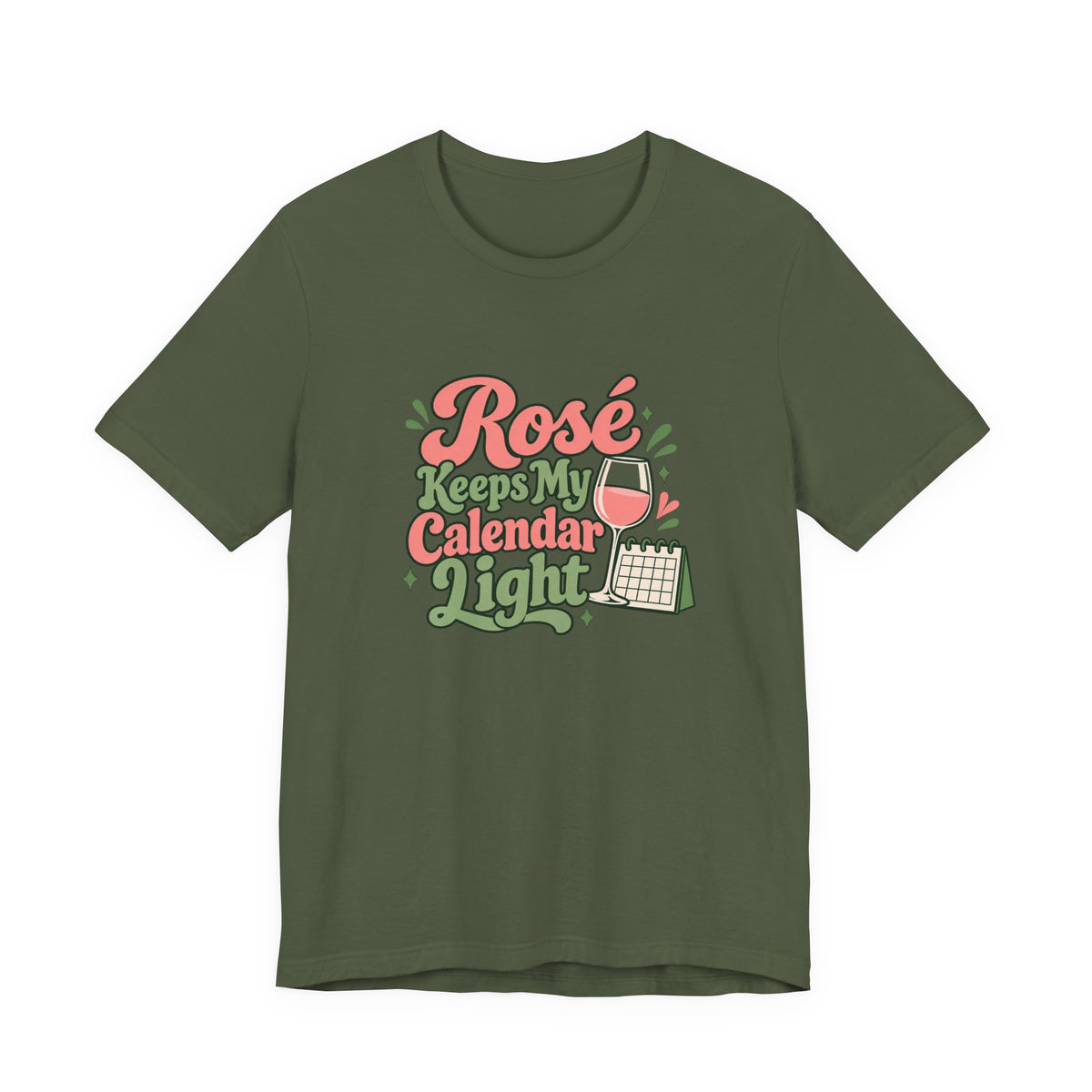 Rosé Calendar Retro Tee