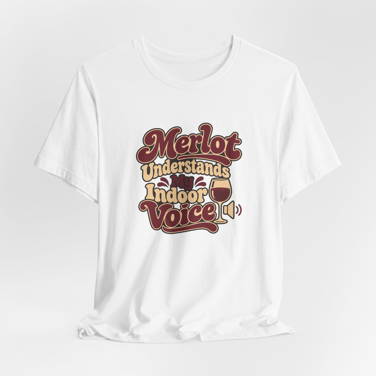 Merlot Indoor Voice Tee