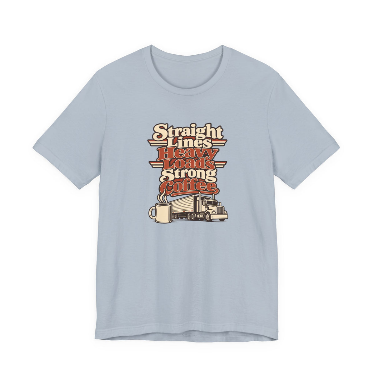 Trailer Lines Trucker Retro Tee