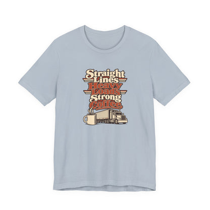 Trailer Lines Trucker Retro Tee