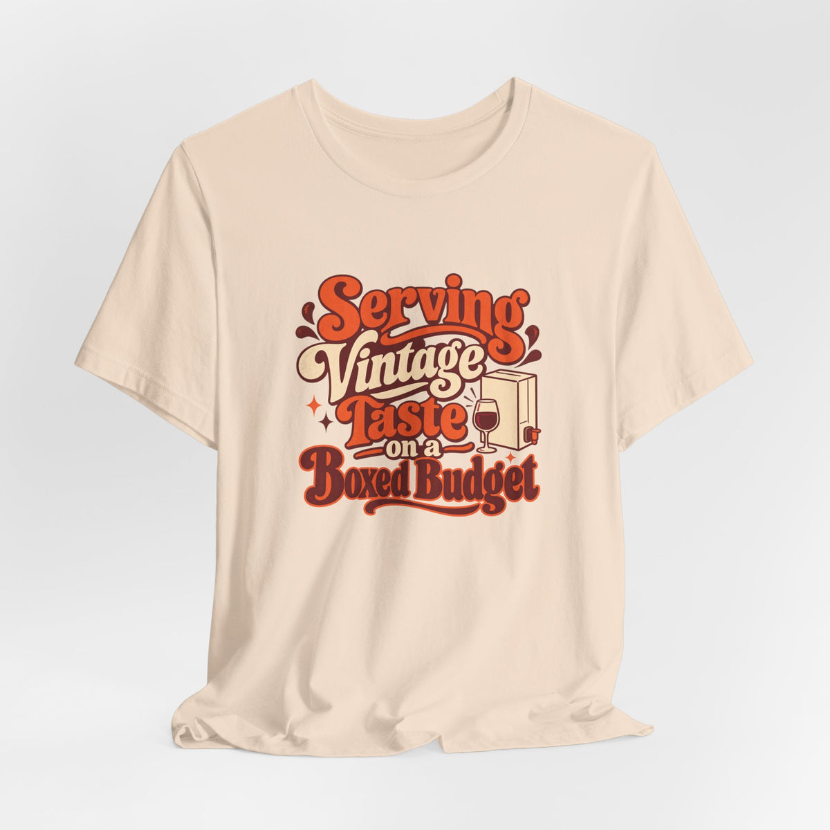 Boxed Budget Wine Tee