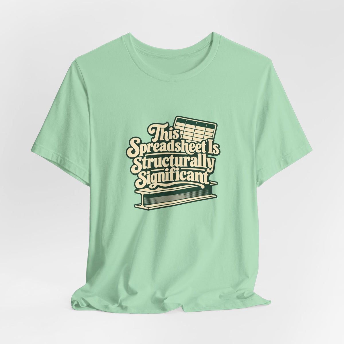 Spreadsheet Structural Support Tee