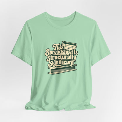 Spreadsheet Structural Support Tee
