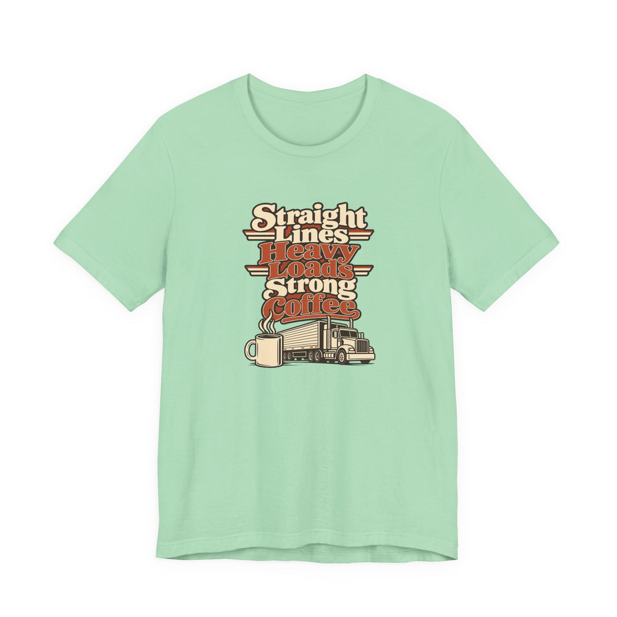 Trailer Lines Trucker Retro Tee
