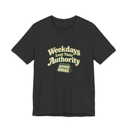 Weekdays Lost Authority Retirement Tee