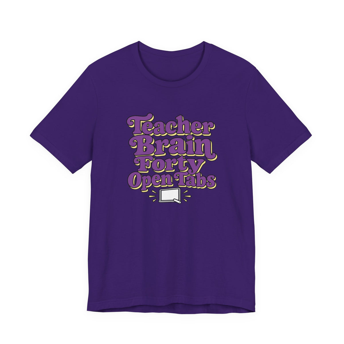 Teacher Brain Open Tabs Tee