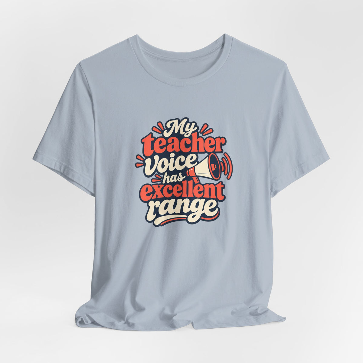 Teacher Voice Range Retro Shirt