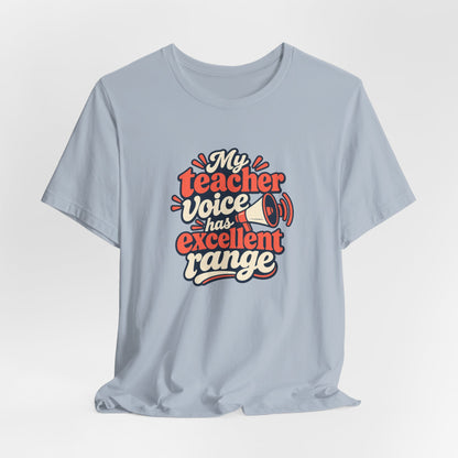 Teacher Voice Range Retro Shirt
