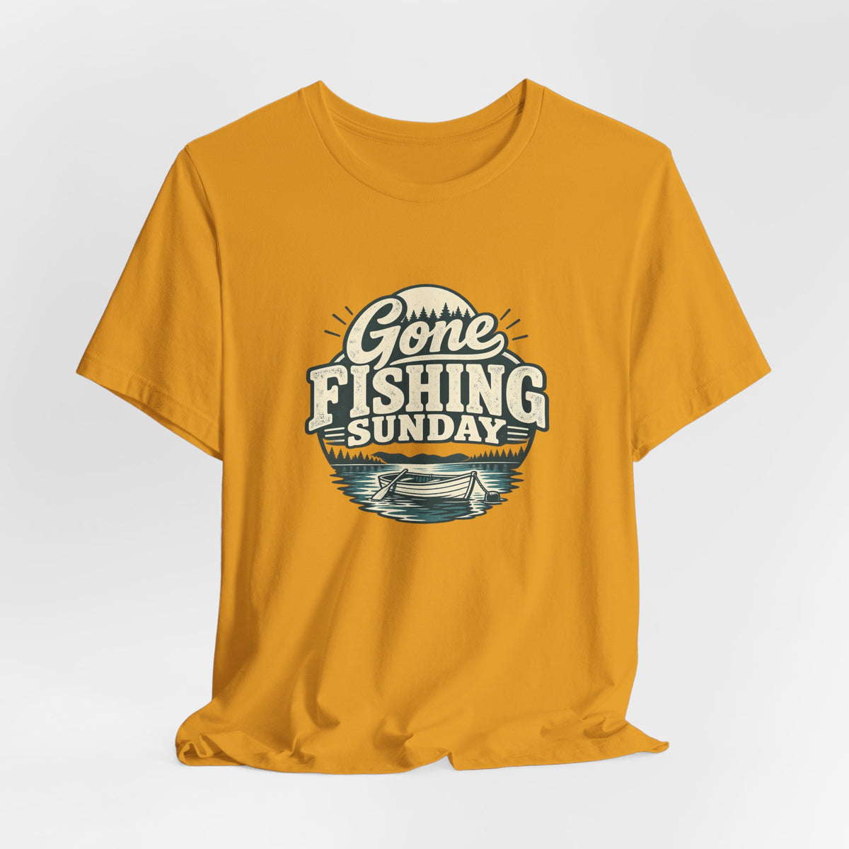 Gone Fishing Sunday Tee