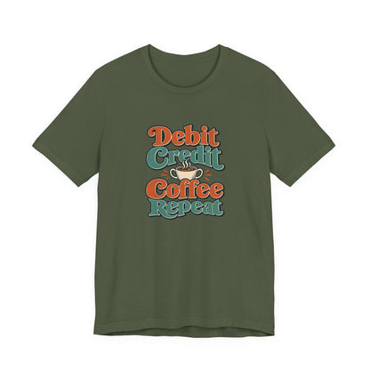 Debits Credits Coffee Tee