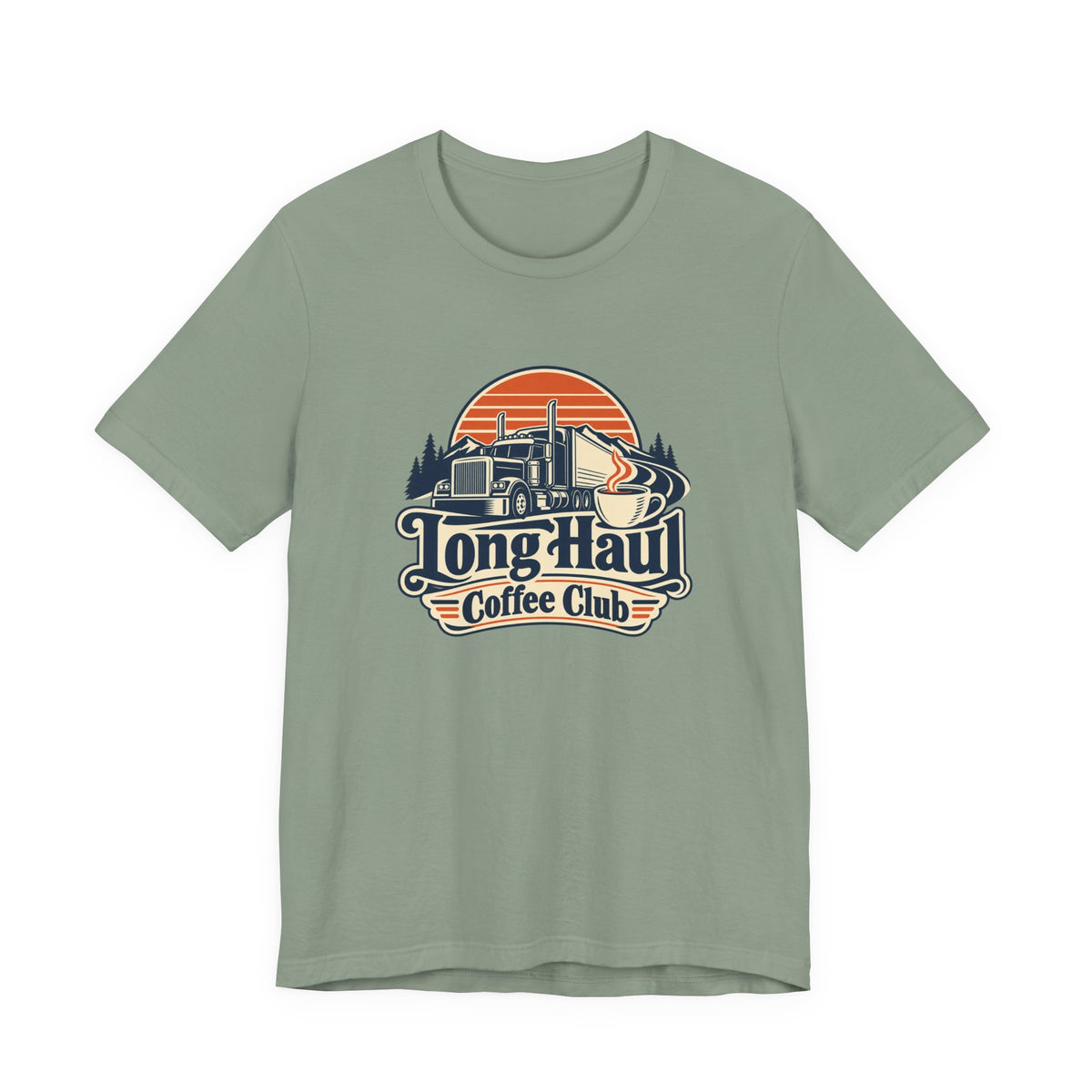 Long Haul Coffee Trucker Tee