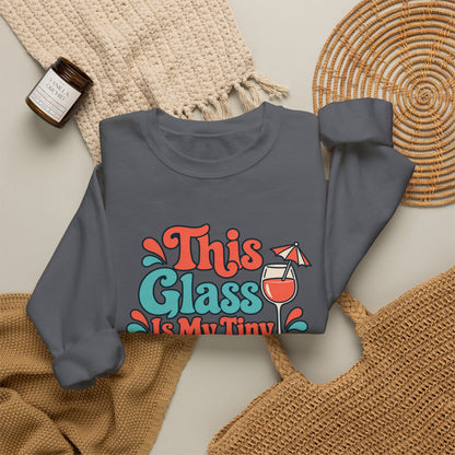 Tiny Vacation Wine Sweatshirt