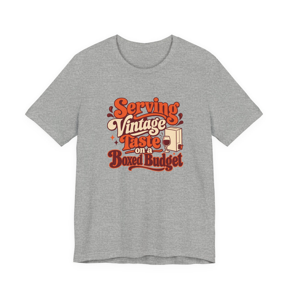 Boxed Budget Wine Tee