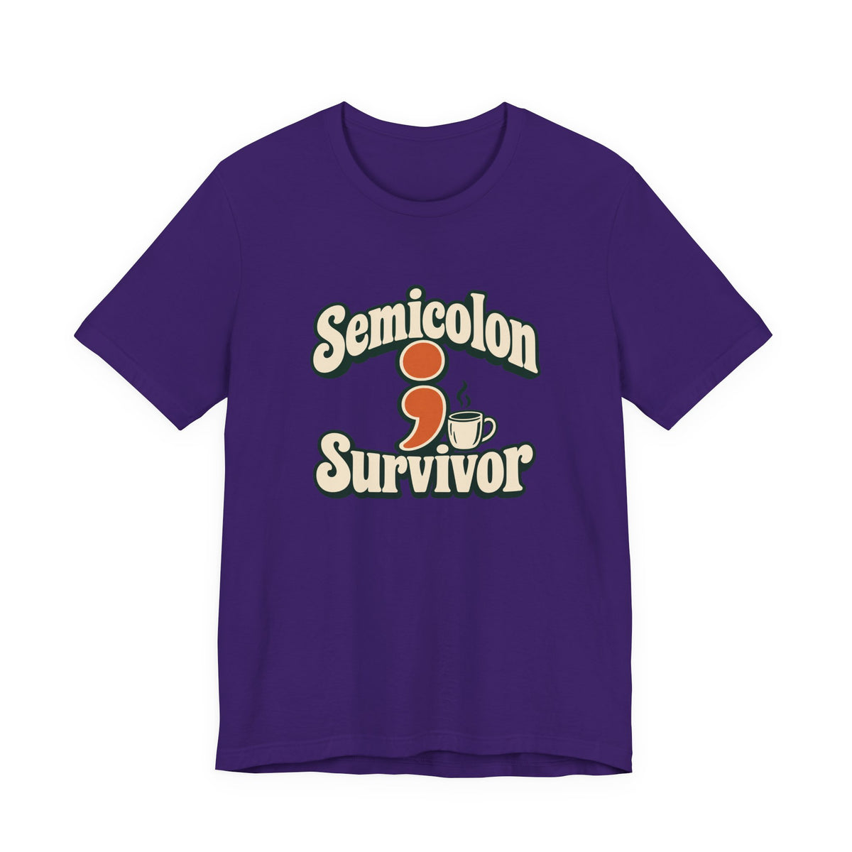 Semicolon Survivor Dev Tee