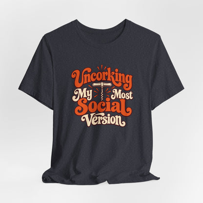 Social Version Wine Shirt