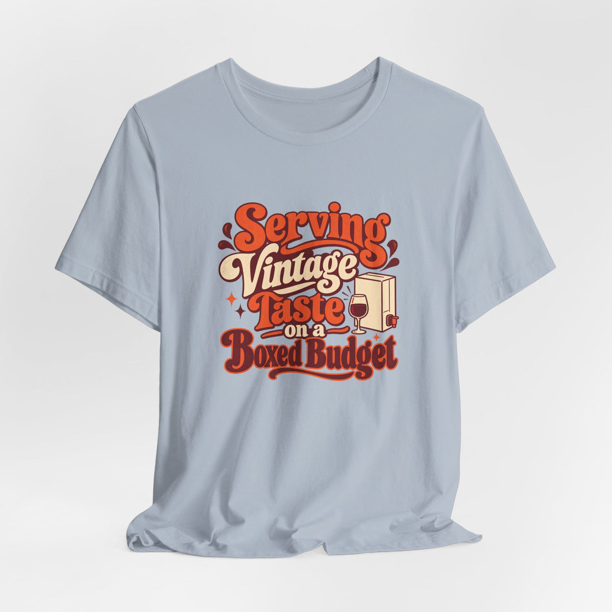 Boxed Budget Wine Tee
